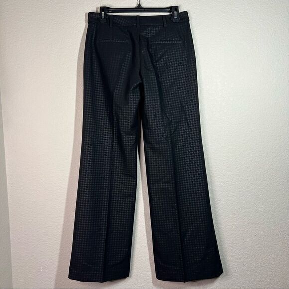 Express Design Studio Black Houndstooth Low Rise Editor Pants Womens Size 4 - Picture 6 of 8
